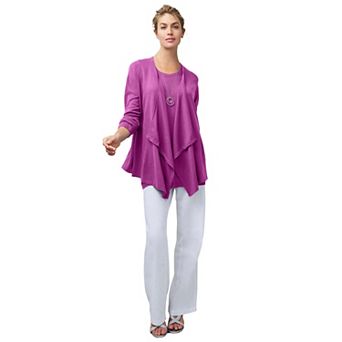 Jessica London Women's Plus Size Flyaway Cardigan