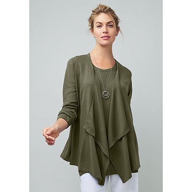 Jessica London Women's Plus Size Scoop-Neck Sweater Tank