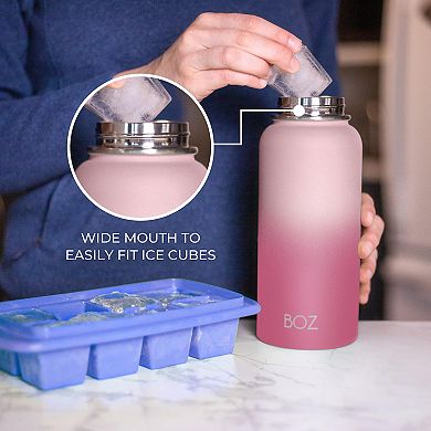 BOZ Stainless Steel Water Bottle - Vaccum Insulated Water Bottle 32 Oz Waterbottle