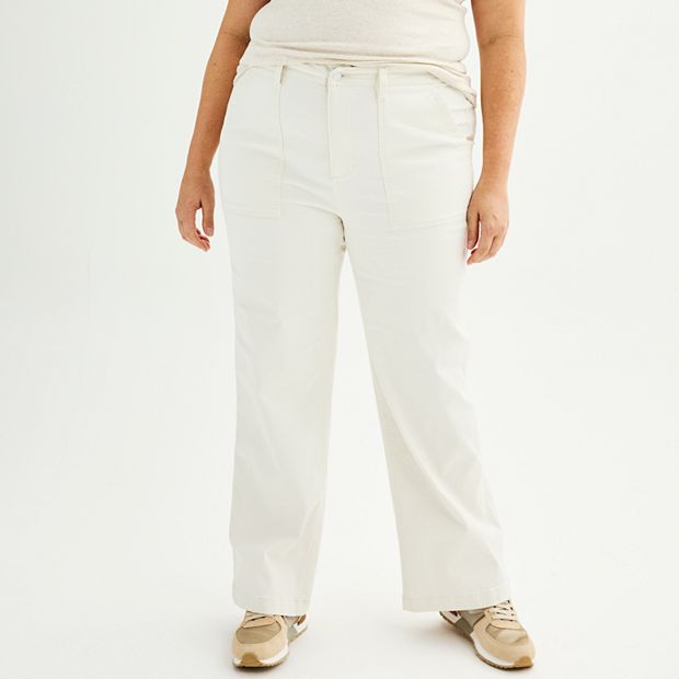 Plus Size Sonoma Goods For Life Utility Wide Leg Pants