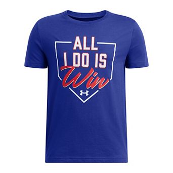Boys 8-20 Under Armour "All I Do Is Win" Baseball Short Sleeve Graphic Tee