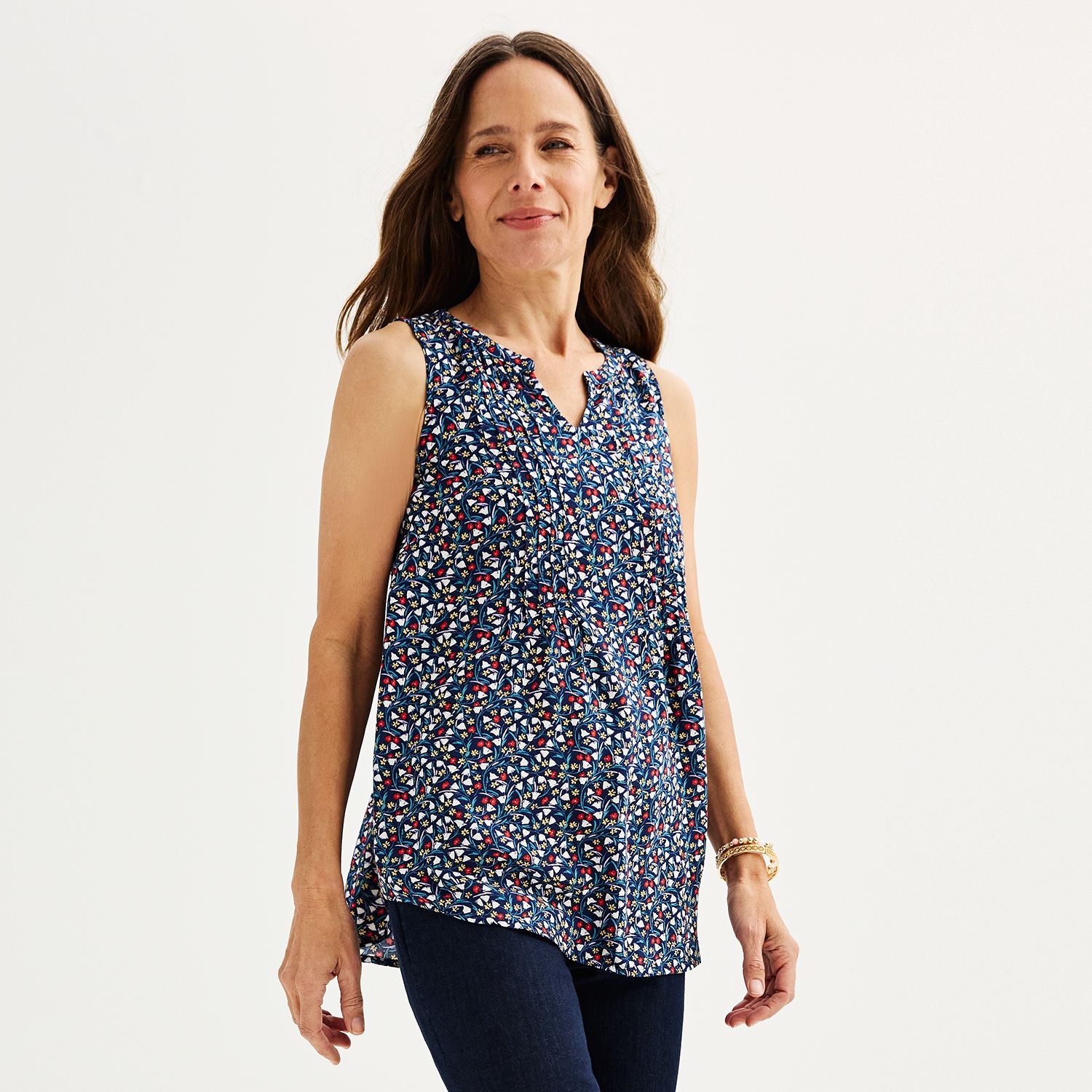 croft and barrow petite tops