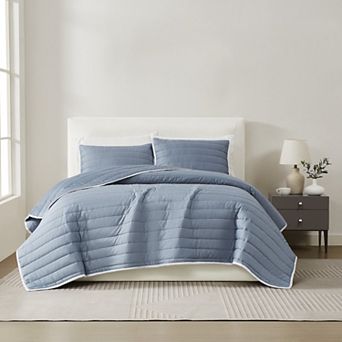 Christian Siriano NY® Cotton Sateen Blush Quilt Set with Shams