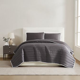 Christian Siriano NY® Cotton Sateen Blush Quilt Set with Shams
