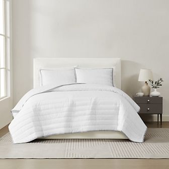 Christian Siriano NY® Cotton Sateen Blush Quilt Set with Shams