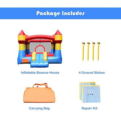 Inflatable Bounce House Castle Jumper Without Blower