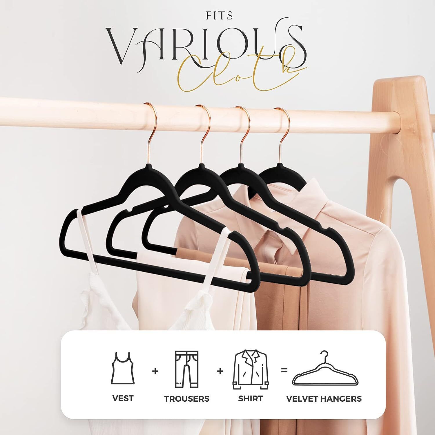 HOUSE DAY Velvet Hangers - Thumbnail 5
