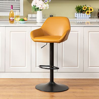 Glitzhome Mid Century Modern Bar Stool