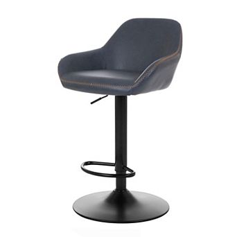 Glitzhome Mid Century Modern Bar Stool
