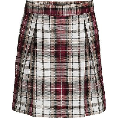Girls 2-20 Lands' End School Uniform Top Of Knee Plaid Skort