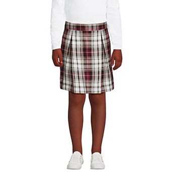 Girls 2-20 Lands' End School Uniform Top Of Knee Plaid Skort