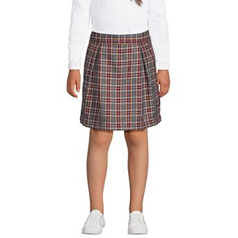 Girls 2-20 Lands' End School Uniform Top Of Knee Plaid Skort