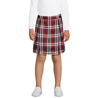 Girls 2-20 Lands' End School Uniform Top Of Knee Plaid Skort