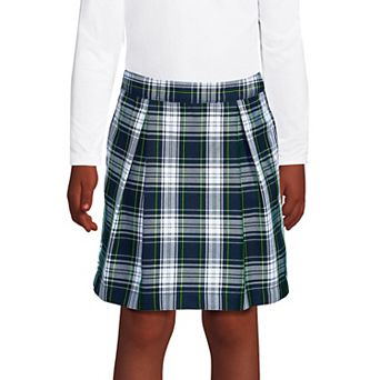 Girls 2-20 Lands' End School Uniform Top Of Knee Plaid Skort