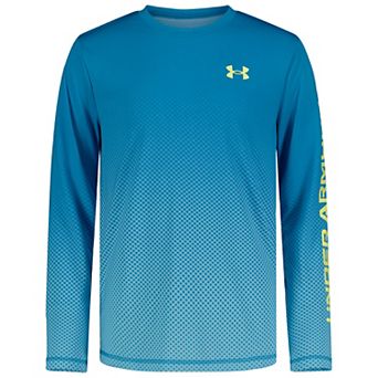 Boys 8-20 Under Armour Textured Gradient Logo Long Sleeve T-Shirt