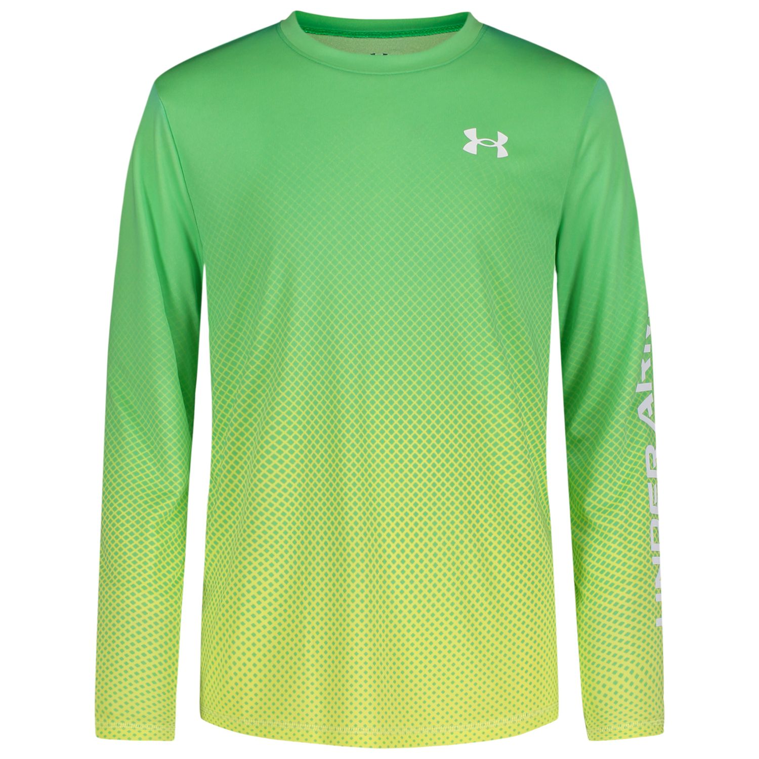 Boys 8-20 Under Armour Textured Gradient Logo Long Sleeve T