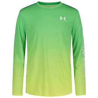 Boys 8-20 Under Armour Textured Gradient Logo Long Sleeve T-Shirt