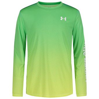 Boys 8-20 Under Armour Textured Gradient Logo Long Sleeve T-Shirt