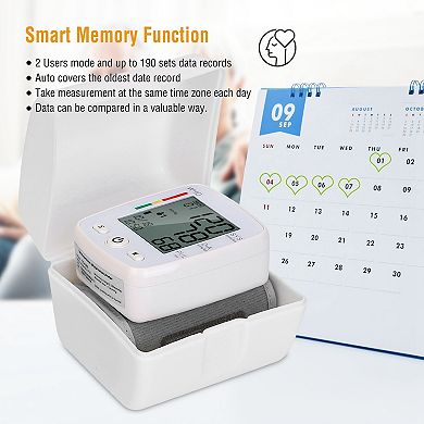 Wrist Digital Blood Pressure Monitor High Blood Pressure Cuff With ...