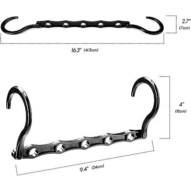 House Day 15 Inch Plastic Hangers Space Saving Organizers