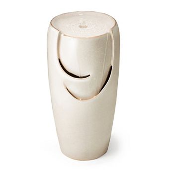 Glitzhome Oversized Ceramic Vase Outdoor Water Fountain