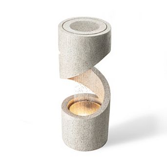 Glitzhome Decorative Tiered Outdoor Water Fountain