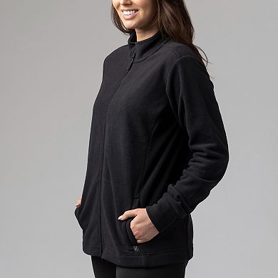 Women's Heat Holders Jasmine Original Super Brushed Fleece Double Zipper Jacket