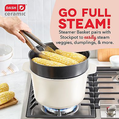 Dash SmartStore Ceramic 5.8-qt. MultiPot & Steamer 4-piece Set