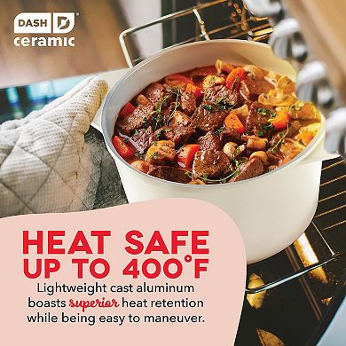 Dash SmartStore Ceramic 5.8-qt. MultiPot & Steamer 4-piece Set