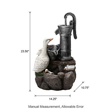 Glitzhome Patio Water Fountain