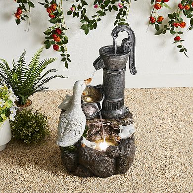 Glitzhome Patio Water Fountain