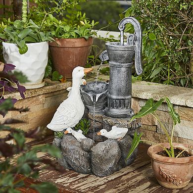 Glitzhome Patio Water Fountain