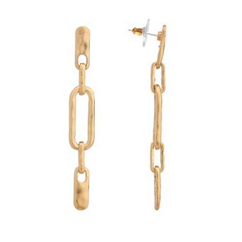 Bella Uno Link Post Dangle Earrings