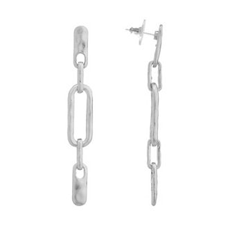 Bella Uno Link Post Dangle Earrings