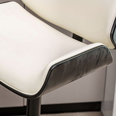 Glitzhome Adjustable Bar Stool Set Of 2