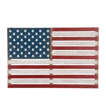 Glitzhome 41.93"l Wooden Patriotic Wall Decoration