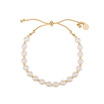 LC Lauren Conrad Simulated Pearl Pull-Tie Bracelet