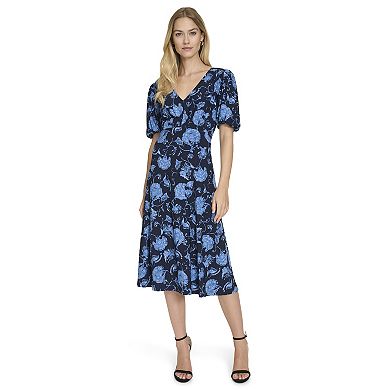 Women's Harper Rose Puff Sleeve V-Neck Dress