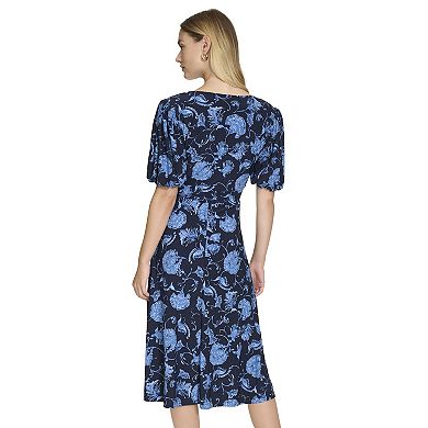 Women's Harper Rose Puff Sleeve V-Neck Dress