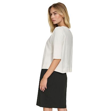 Women's Harper Rose Elbow Sleeve Cropped Cardigan