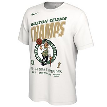 Men's Nike Boston Celtics 2024 NBA Finals Champs Celebration Roster Tee