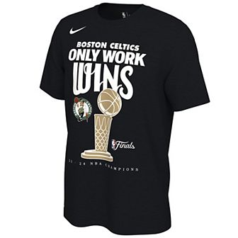 Men's Nike Boston Celtics 2024 NBA Finals Champions Celebration Trophy Tee