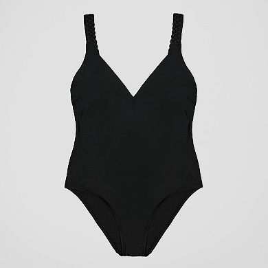 Women's Freshwater Macrame Strap One-Piece Swimsuit