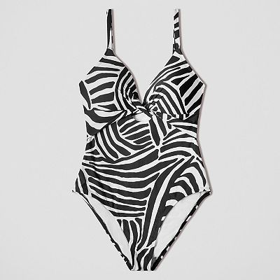 Women's Freshwater Molded Cup Twist One-Piece Swimsuit