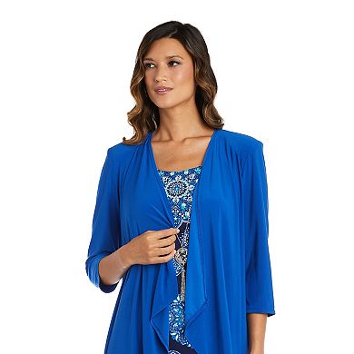 Women's R&M Richards 2-pc. Print Sleeveless Sheath Dress & Cardigan Set