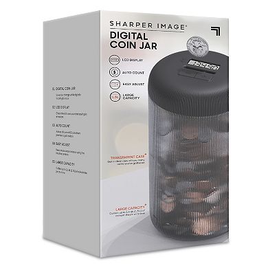Sharper Image Digital Coin Jar