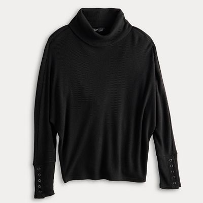 Women's Simply Vera Vera Wang Cozy Cowlneck Knit Top