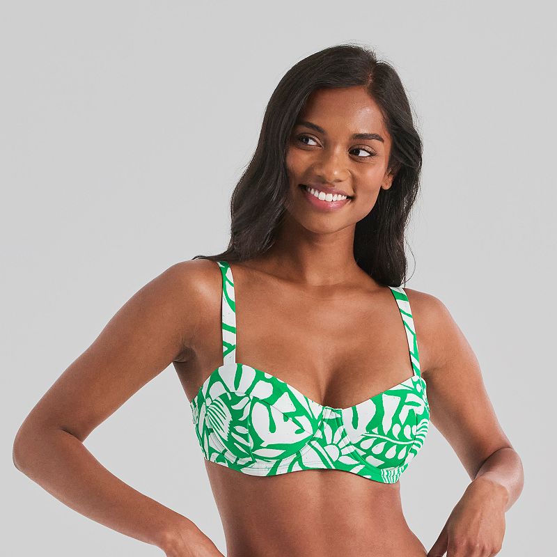 Women's Freshwater Underwire Bra Swim Top, Size: XL, Bella Vita