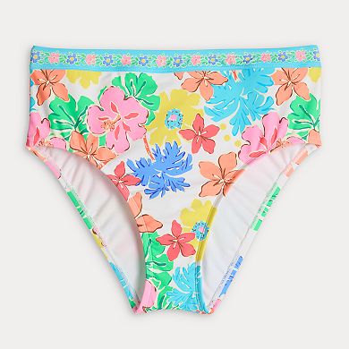 Women's Freshwater Banded High Leg Swim Bottoms