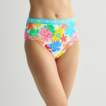 Women's Freshwater Banded High Leg Swim Bottoms